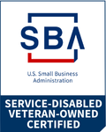 Service-Disabled Veteran-Owned Small Business (SDVOSB) certified logo